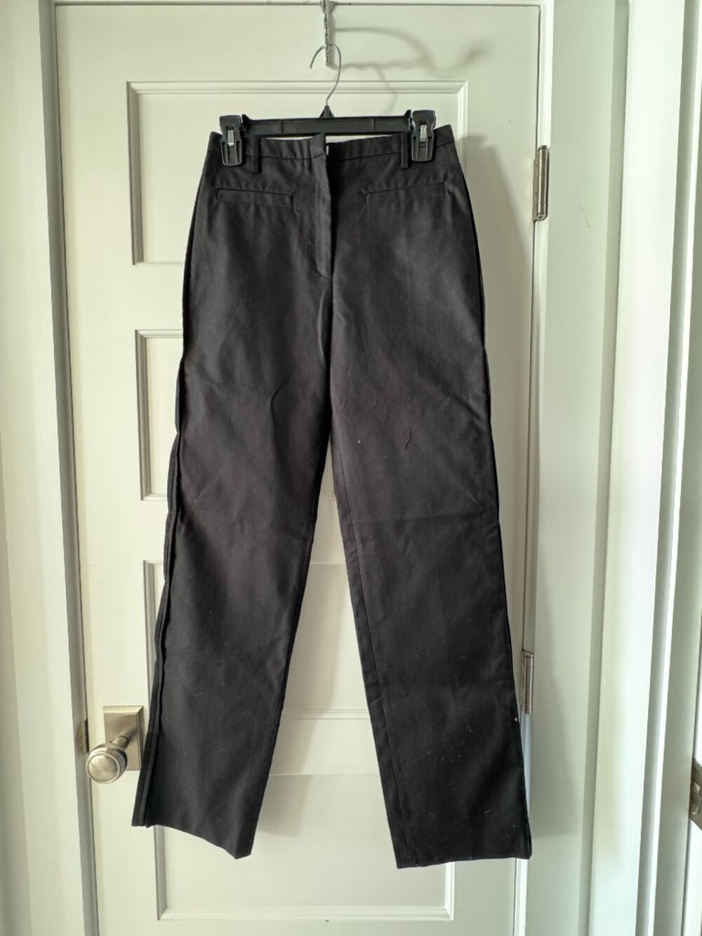 IRO Marleen Slim Straight Pants In Black. EU 34  (Purchased in Paris)